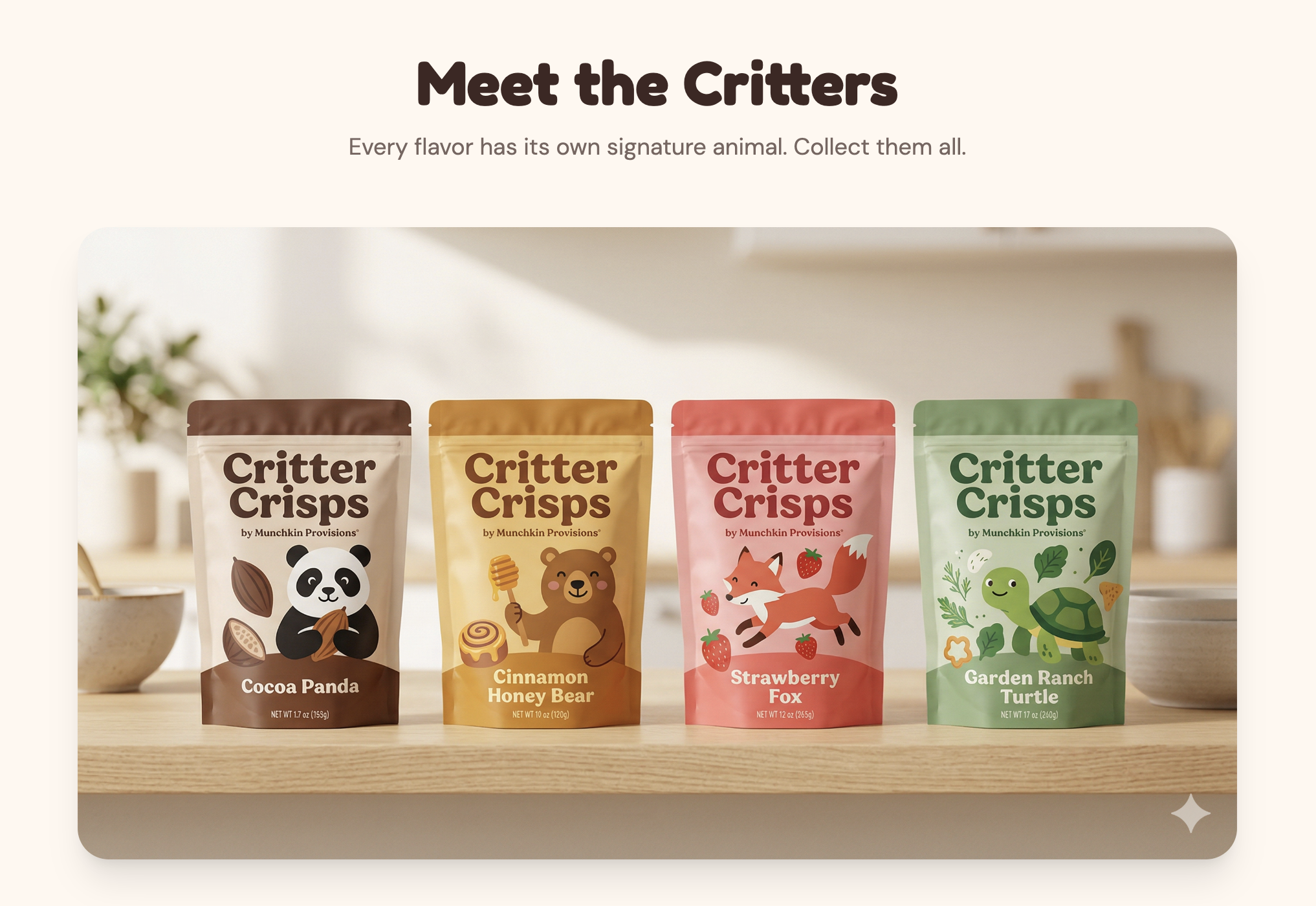 Critter Crisps — Munchkin Provisions